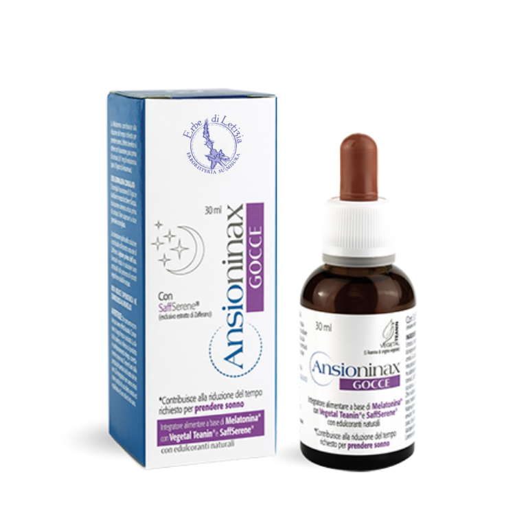 Ansioninax Gocce 30ml Melatonina e Teanina
