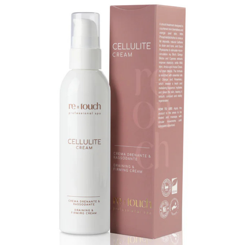 Cellulite Cream di Eterea Cosmesi (Linea Retouch). Crema corpo biologica elasticizzante e tonificante contro gli inestetismi della cellulite. Scoprila a Vernio.