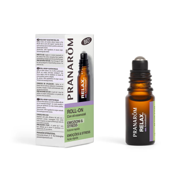 Pranarôm Aromaboost Roll-On Relax Bio 5 ml