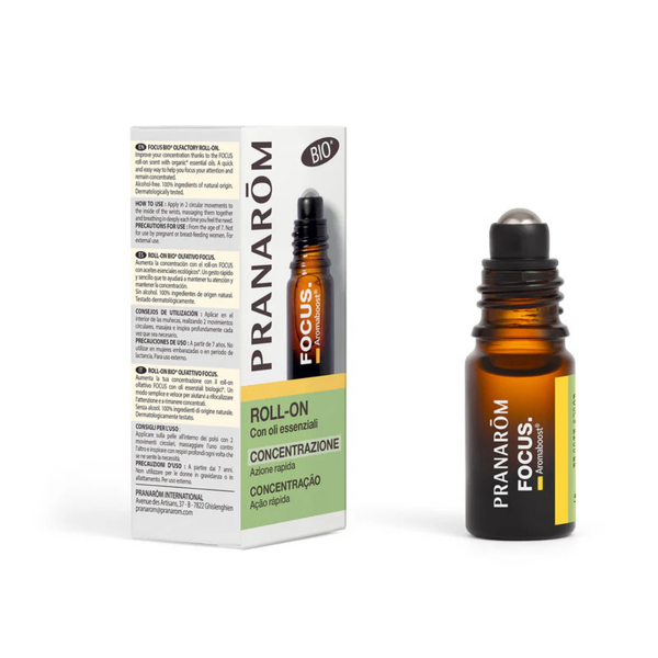 Pranarôm Aromaboost Roll-On Focus Bio 5 ml