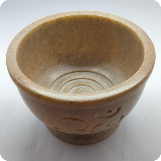 Brucia incenso in pietra saponaria