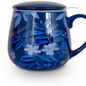 Infusiera Herbal Mug 380ml con Filtro e Coperchio | Illustrazione Uccelli