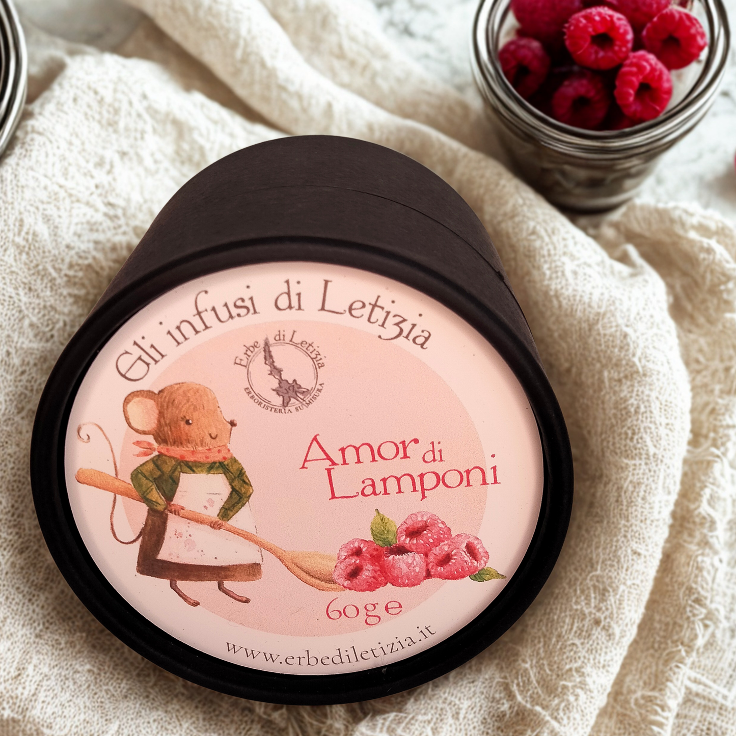 Infuso Artigianale Amor di Lamponi — Edizione Illustrata