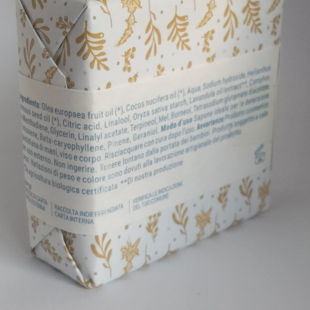 Sapone artigianale Lavanda e Miele