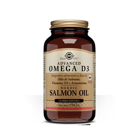 Solgar Advanced Omega D3 120 Perle – Olio di Salmone Nordico
