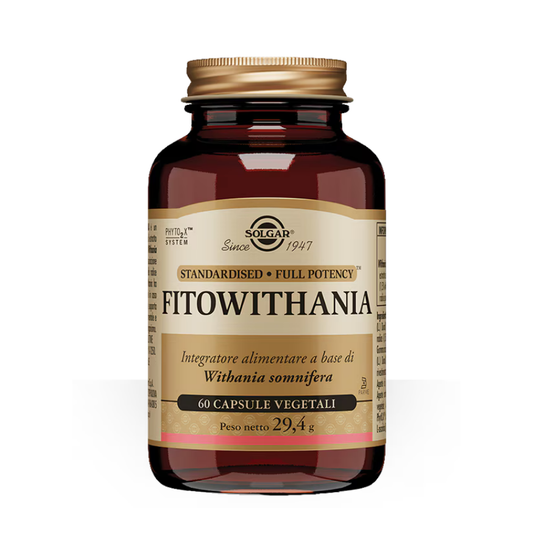 Solgar Fitowithania 60 Capsule Vegetali – Ashwagandha Tonico-Adattogena