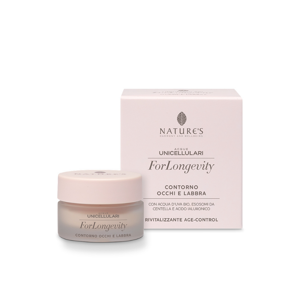 Crema Contorno Occhi e Labbra For Longevity Acque Unicellulari 15 ml