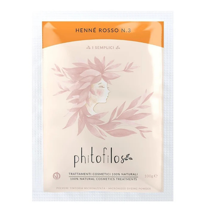 Phitofilos Henné Rosso N.3 Erba Tintoria Lawsonia Inermis 100g