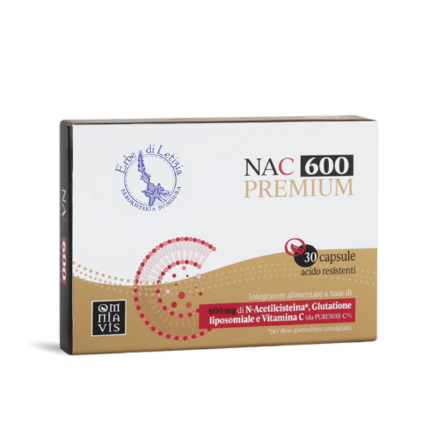 NAC 600 PREMIUM con Glutatione e Vitamina C