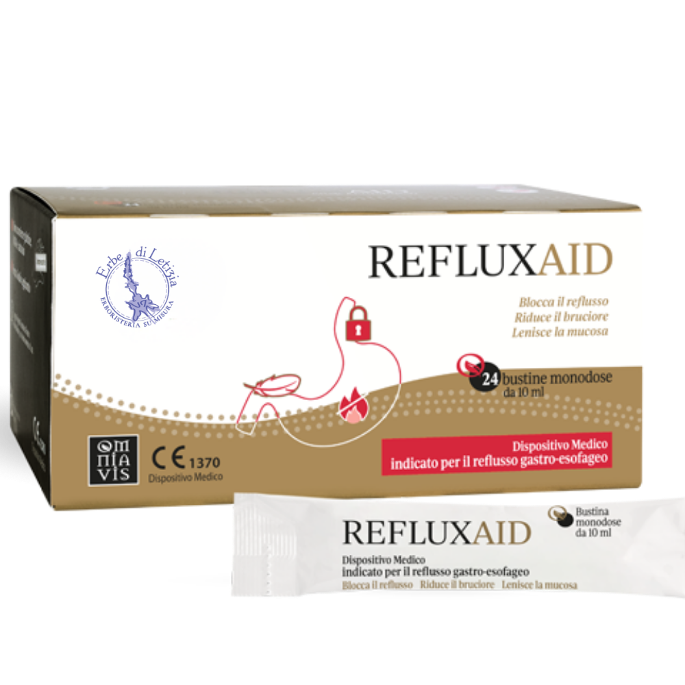 REFLUXAID – Protezione Istantanea contro Bruciore e Reflusso (24 stick)