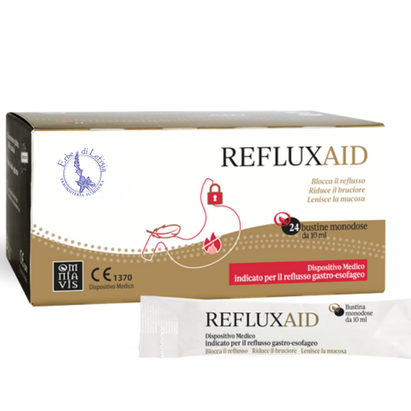REFLUXAID – Protezione Istantanea contro Bruciore e Reflusso (24 stick)