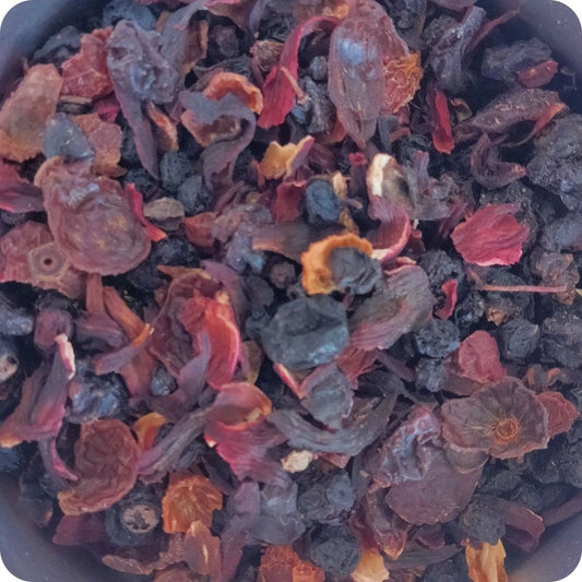 Infuso Artigianale Frutti di Bosco — Miscela Pura Senza Aromi