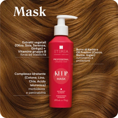 Maschera Ristrutturante per Capelli Fragili e Diradati Keep Hair
