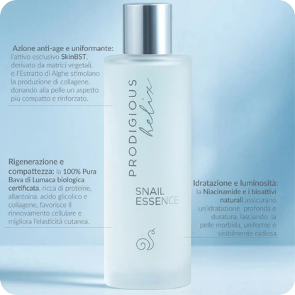 Eterea Prodigious Helix Snail Essence – Essenza Viso Rigenerante Bava di Lumaca