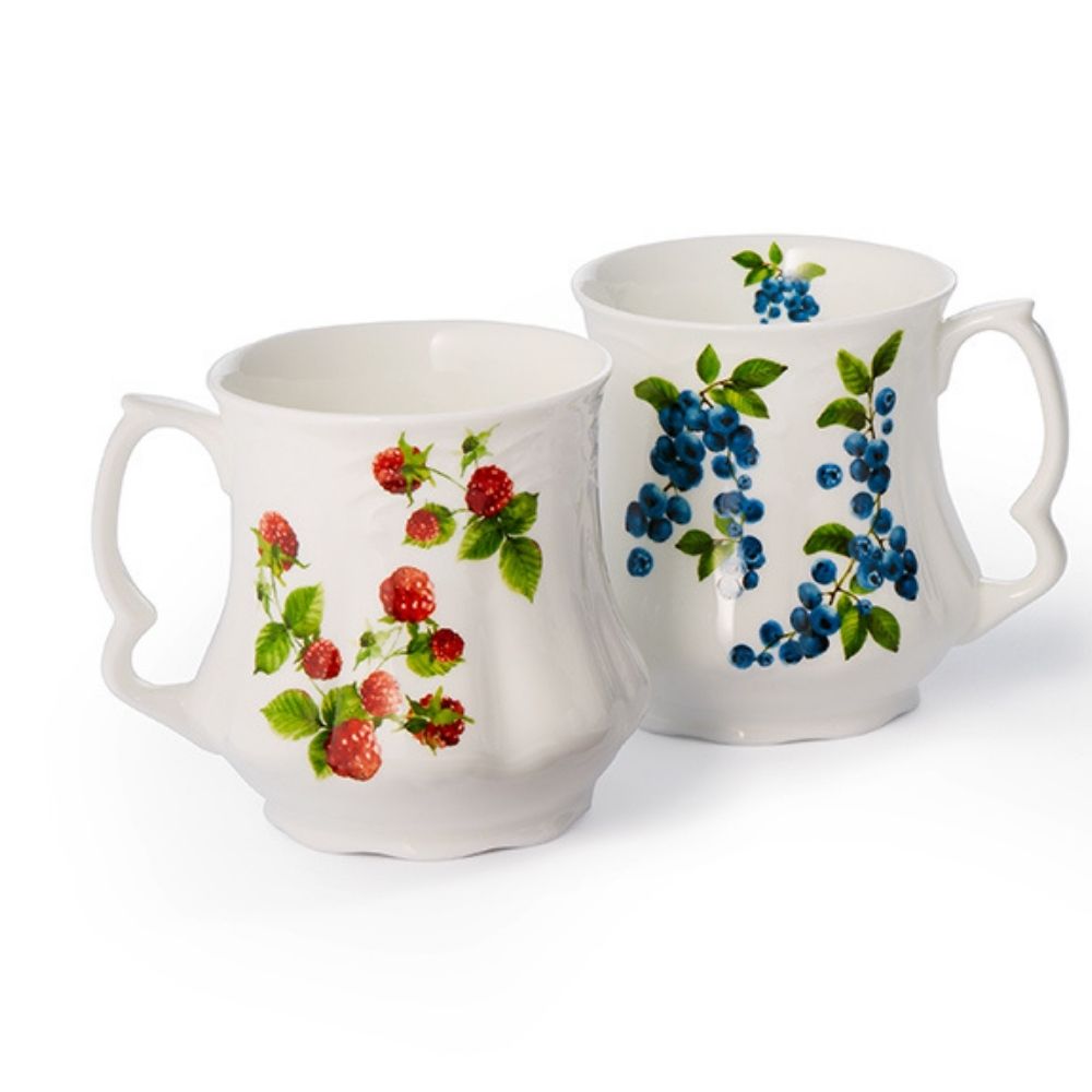 Mug in Fine Bone China "Berry" — Tazza in Porcellana