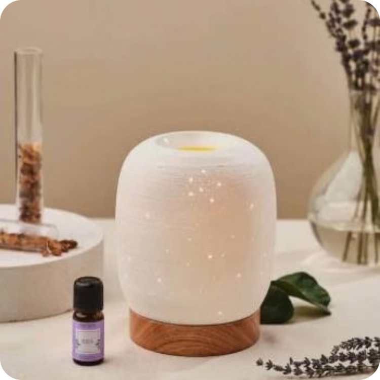Lampada Diffusore Elettrico Astra Nasoterapia Senza Acqua per Oli Essenziali