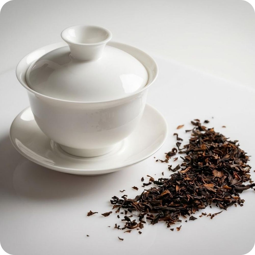 Gaiwan Tradizionale in Porcellana Bianca - 100 ml
