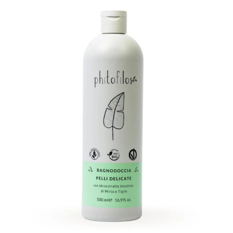 Bagnodoccia Pelli Delicate e Sensibili Mirto e Tiglio Phitofilos 500ml Bio