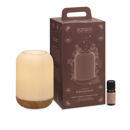 Cofanetto Aromaterapia Kit Palo Santo Nasoterapia con Diffusore Elettrico Holy