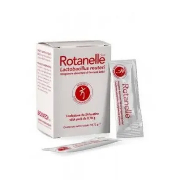 Rotanelle Stick Orosolubili Bromatech — Fermenti Lattici con B. infantis e L. reuteri, 24 Buste