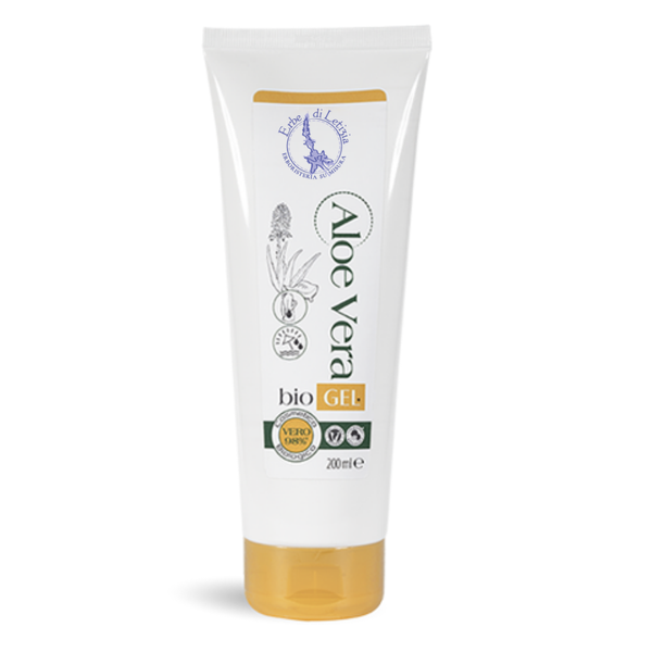 Gel Aloe Vera 98% BIO — Idratante e Lenitivo per Corpo, Mani, Piedi e Capelli, 200 ml