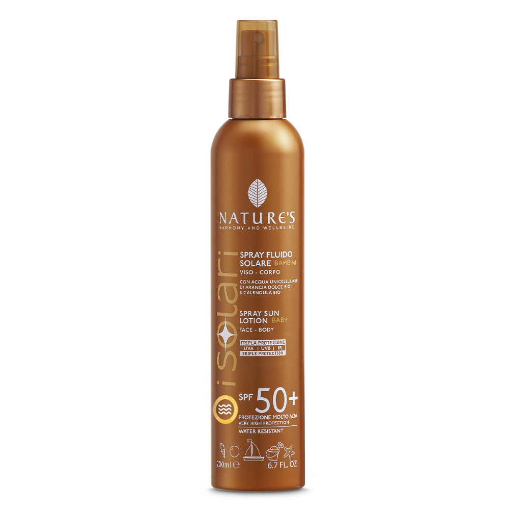 Spray Fluido Solare Bambini SPF 50+ Isolari 200 ml