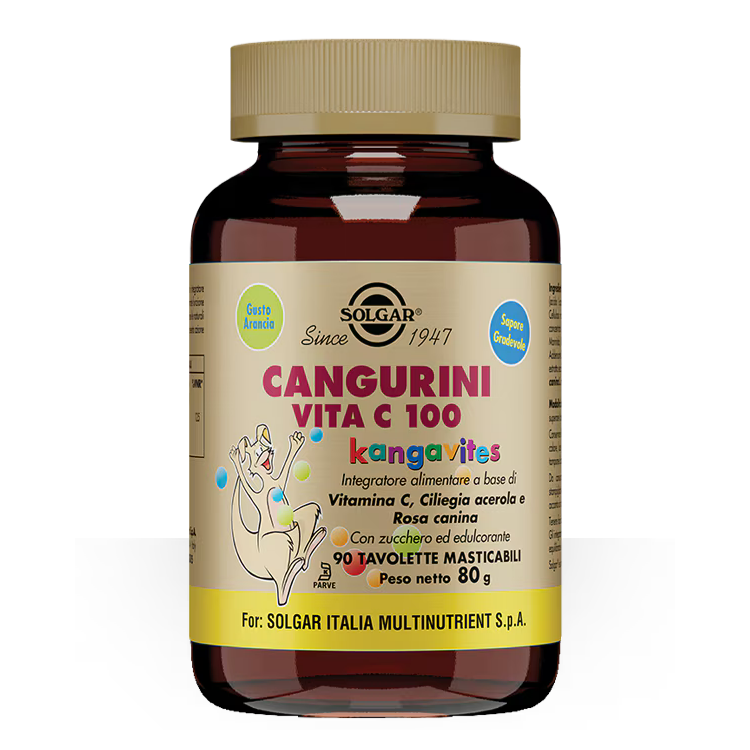 Solgar Cangurini Vita C100 Masticabili 90 Tavolette