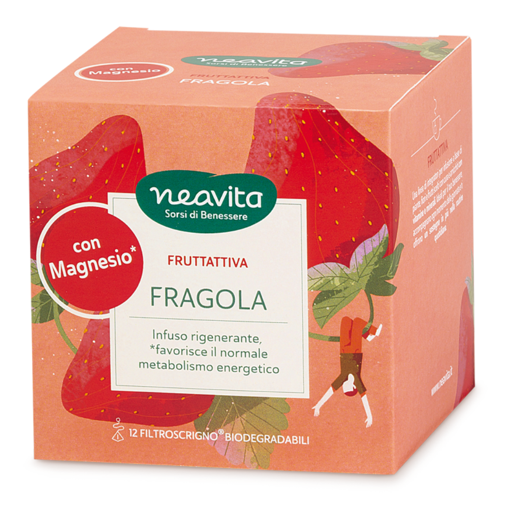 Infuso Fragola FruttAttiva Neavita | Infuso Funzionale con Magnesio