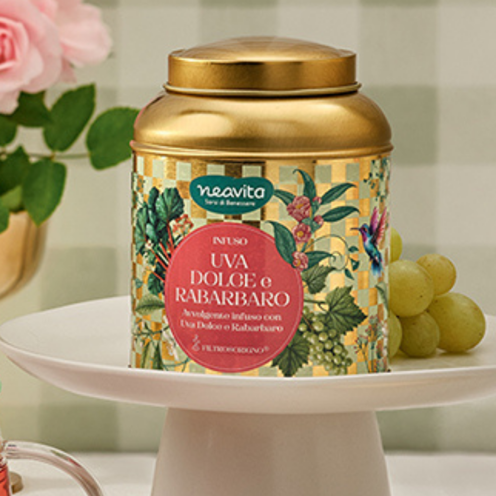 Infusi di Primavera Neavita | Rosa Selvatica e Fiordaliso / Uva e Rabarbaro