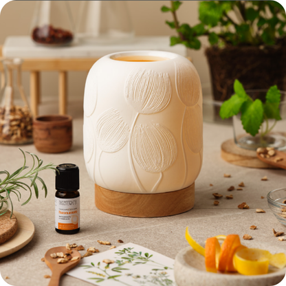 Lampada Diffusore Elettrico Tulipa Nasoterapia Senza Acqua