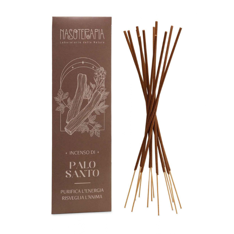 Incenso di Palo Santo a Bastoncini Nasoterapia – 12 Pezzi Made in Italy