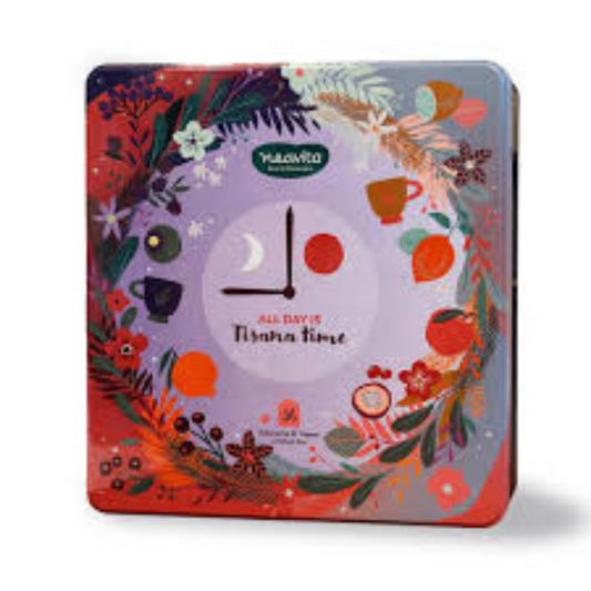 Cofanetto in Latta "All Day is Tisana Time" Neavita – 36 Filtri Tisane e Infusi Bio