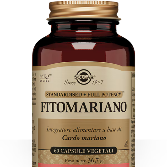 Solgar Fitomariano 60 Capsule Vegetali – Cardo Mariano e Silimarina