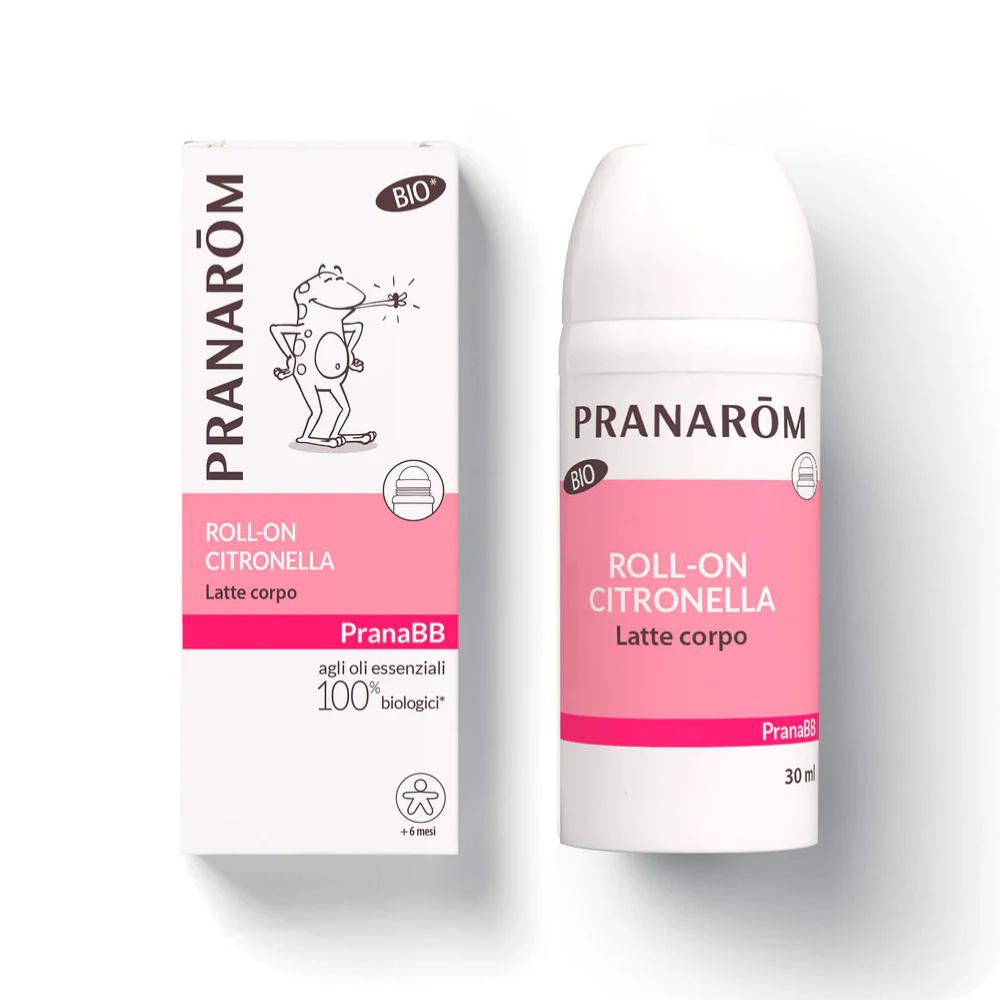 Pranarôm PranaBB Roller Anti-Zanzare Citronella Bio 30 ml